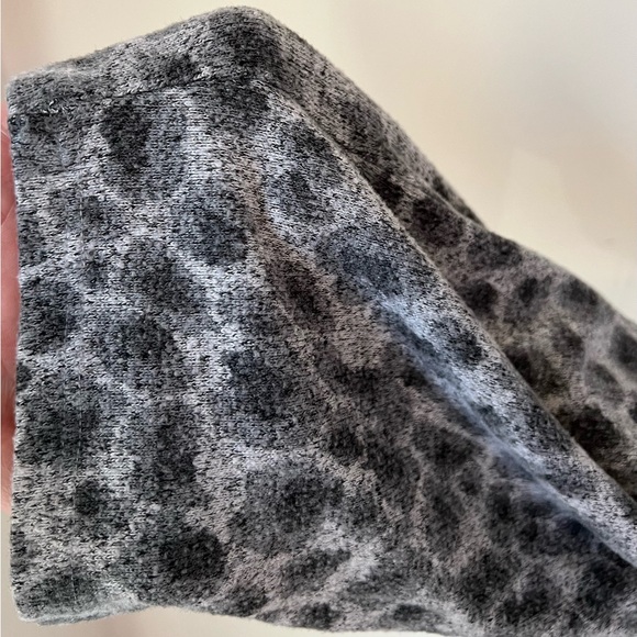 Soma Women's Brushed Cozy Pajama Lounge Pants Gray Leopard Animal Print Size XXL - Picture 7 of 11